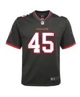 Big Boys Nike Devin White Pewter Tampa Bay Buccaneers Alternate Game Jersey