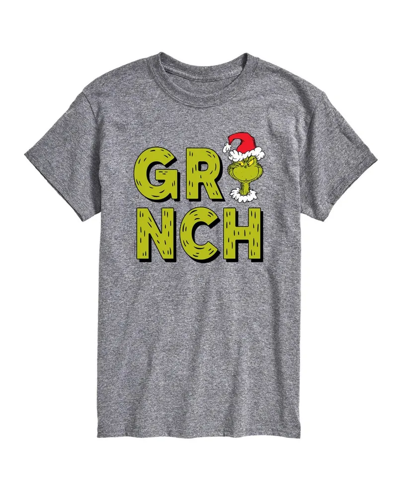 Airwaves Men's Dr. Seuss The Grinch Graphic T-shirt
