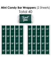 Emerald Elegantly Simple - Guest Party Favors Candy Favor Sticker Kit - 304 Pc