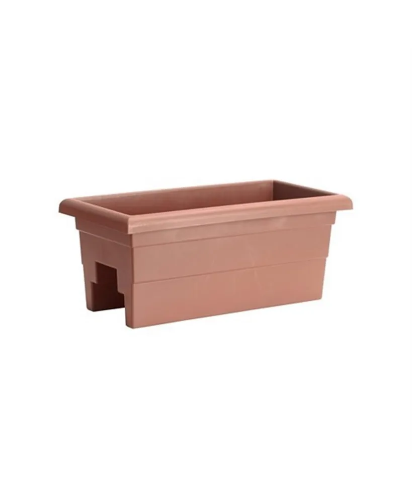 Novelty Countryside Railing Planter 26245 Terra Cotta 24 Inch