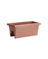 Novelty Countryside Railing Planter 26245 Terra Cotta 24 Inch