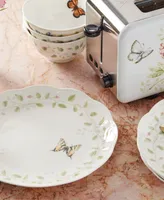 Lenox Butterfly Meadow Floral 4 Piece Dinner Plate Set, Service for 4