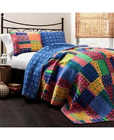 Misha 3-Pc Set Full/Queen Quilt Set