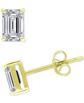 Giani Bernini Cubic Zirconia Baguette Stud Earrings, Created for Macy's