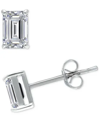 Giani Bernini Cubic Zirconia Baguette Stud Earrings, Created for Macy's