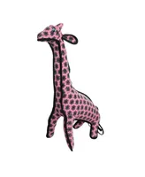 Tuffy Zoo Giraffe Pink, Dog Toy