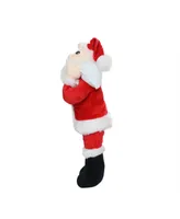 Mighty Arctic Santa, Durable Plush Squeaky Dog Toy
