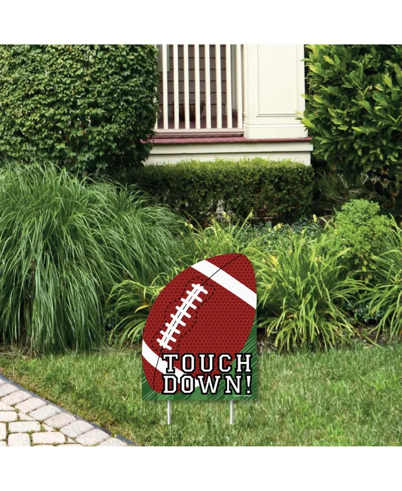 End Zone - Football - Outdoor Lawn Sign - Party Yard Sign - 1 Pc