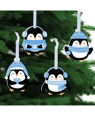 Winter Penguins Holiday and Christmas Decorations Christmas Tree Ornaments 12 Ct