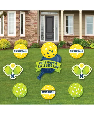 Let's Rally Pickleball Birthday or Retirement Party Yard Signs 8 Ct