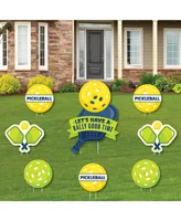 Let's Rally Pickleball Birthday or Retirement Party Yard Signs 8 Ct
