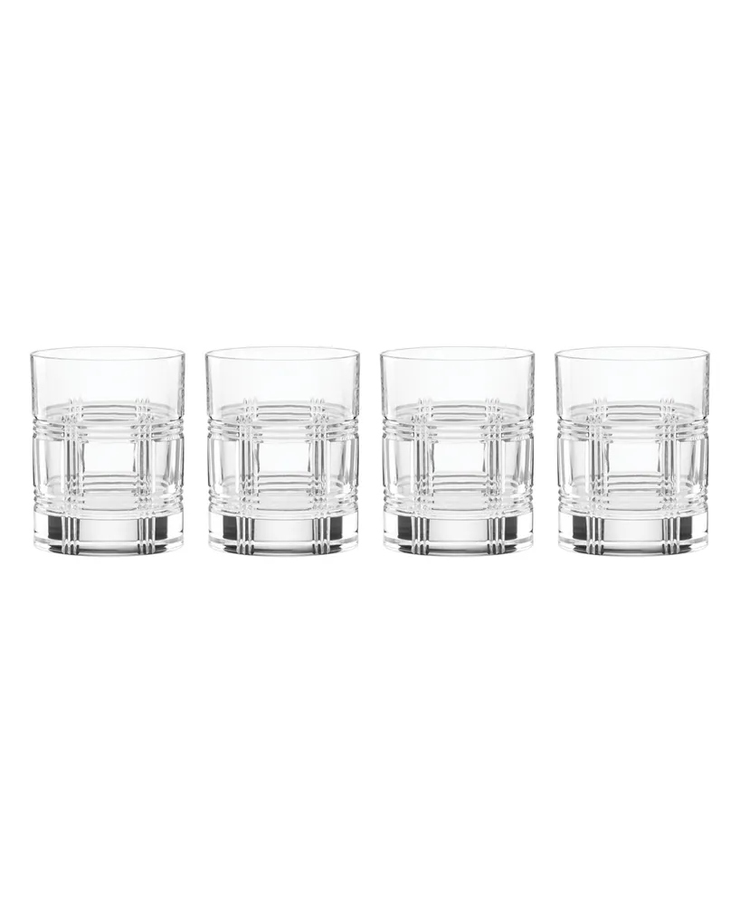 Reed & Barton Hudson Double Old Fashioned Glasses, Set of 4