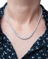 Wrapped in Love Diamond Graduated 20" Statement Necklace (1/2 ct. t.w.) in Sterling Silver, Created for Macy's