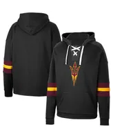 Men's Colosseum Arizona State Sun Devils Lace-Up 4.0 Pullover Hoodie