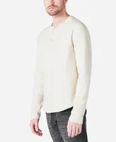 Lucky Brand Men's Duo-Fold Henley Long Sleeve Sweater