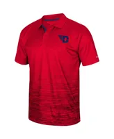 Men's Colosseum Red Dayton Flyers Marshall Polo Shirt