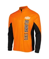 Men's Colosseum Orange Oklahoma State Cowboys Bart Quarter-Zip Windshirt