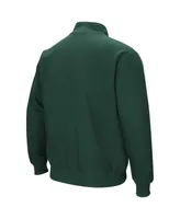 Men's Colosseum Green Florida A&M Rattlers Tortugas Quarter-Zip Sweatshirt