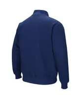 Men's Colosseum Royal Jackson State Tigers Tortugas Quarter-Zip Sweatshirt