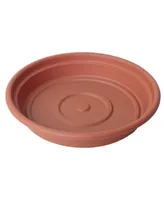 Bloem Dura Cotta Plant Saucer, Terra Cotta - 8in Rim, 6.25in Base