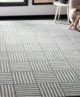 Safavieh Abstract 602 Ivory and Onyx 6' x 9' Area Rug