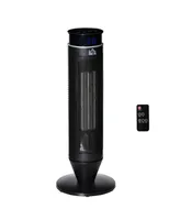 Homcom Oscillating Ceramic Space Heater w/ Remote Control,