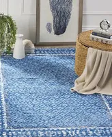 Safavieh Adirondack Light Blue and Dark Blue 6' x 6' Square Area Rug