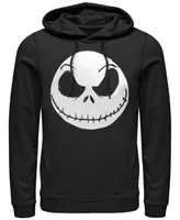 Fifth Sun Men's Nightmare Before Christmas Big Face Jack Hoodie Fleece Pullover