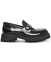 Steve Madden Women's Lando Tailored Lug Sole Bit Loafers