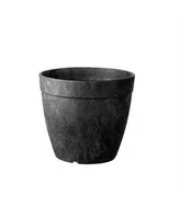 Novelty Round Dolce Planter 10 Inch Black