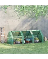 Outsunny 9'x3'x3' Greenhouse Gardening Flower Plants Yard Green House Tunnel