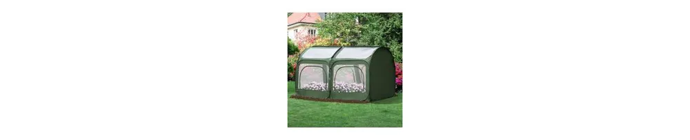 Outsunny Instant 8' x 4' Backyard Pop-up Greenhouse, Portable, 4 Zipper Doors