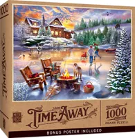 Masterpieces Time Away - An Evening Skate 1000 Piece Jigsaw Puzzle