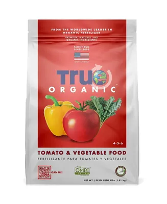True Organic Tomato Vegetable Plant Food for Organic Gardening 4lb