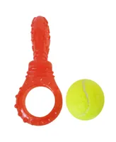 JoJo Modern Pets Tennis ball variety pack- boomerang, squeaker, three prong