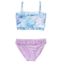 Toddler, Child Girls Sky Dye Frilled Bandeau Bikini