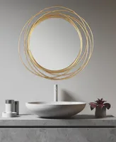 Decorative Round Rings Mirror