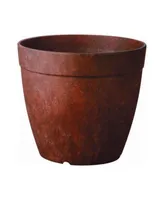 Novelty Manufacturing ArtStone Dolce Round Planter Rust 10"