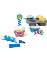 Melissa and Doug Toy, Bake and Decorate Cupcake Set