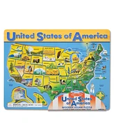 Melissa and Doug Kids Toy, U.s.a. Map Puzzle