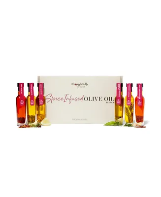 Thoughtfully Gourmet, Spice Infused Olive Oil Gift Set, Set of 6 - Assorted Pre