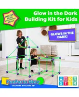 Power Your Fun Fun Forts Glow Fort Building Kit for Kids - 81 Pack