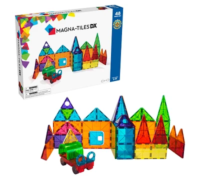 Magna-tilesa Magna-tiles Dx 48-Piece Magnetic Construction Set, Ages 3+, Great Gift - Assorted Pre