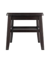 Winsome Kaya 2-Piece Wood Conductor Stool Set