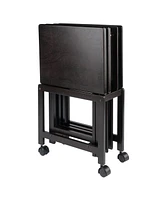 Winsome Allen 5-Piece Wood Snack Table Set