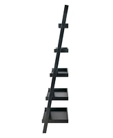 Winsome Bellamy 69.36" Wood 5-Tier Leaning Shelf