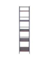 Winsome Isa 61.42" Wood 5 Tier Shelf