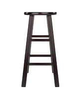 Winsome Element 2 Piece Wood Counter Stool Set