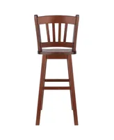 Winsome Fina 43.68" Wood Swivel Seat Bar Stool