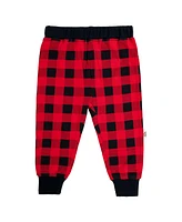 Snugabye Baby Boys Buffalo Plaid Pajama, 2 Piece Set